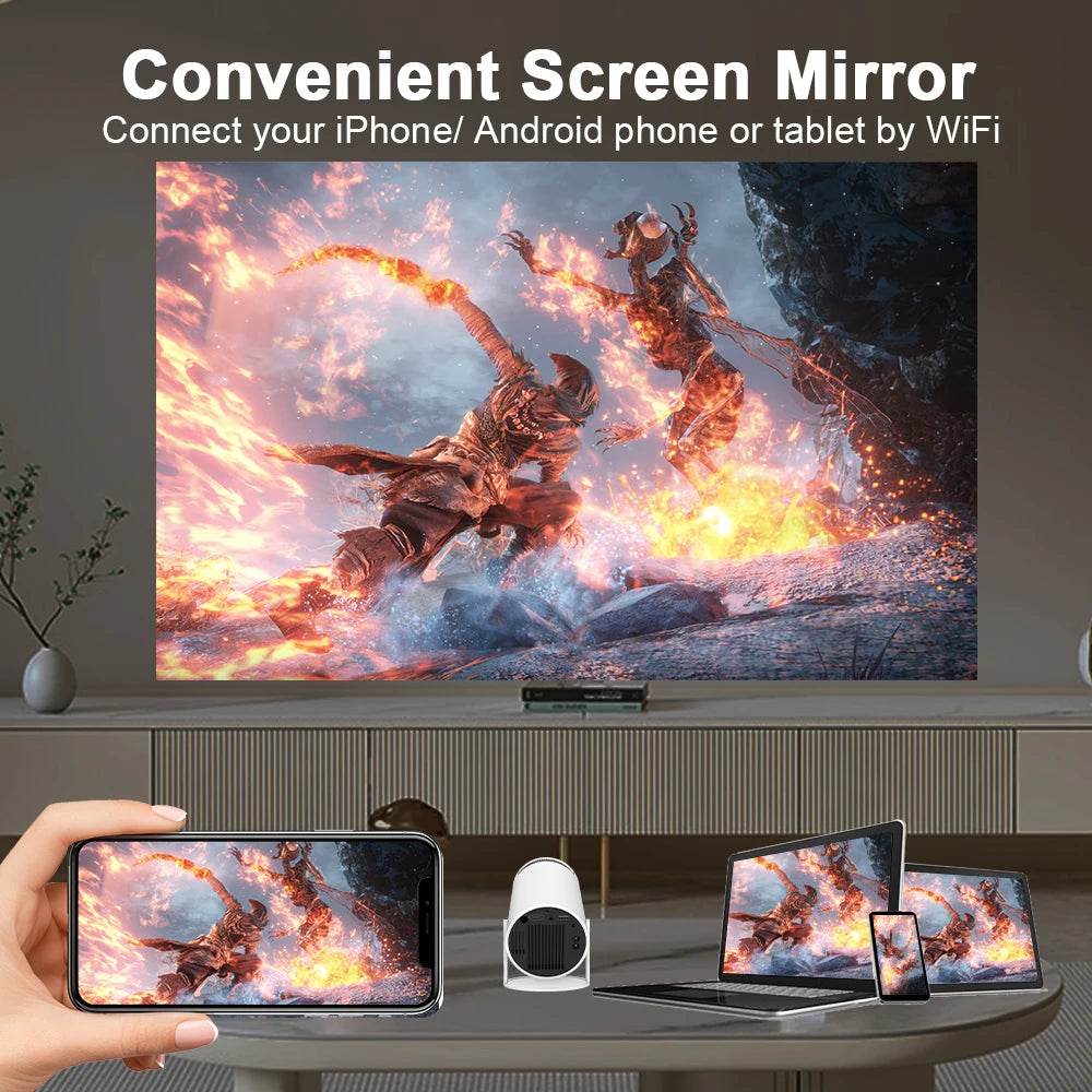Proyector portatil compatible 4k - TecnoMarket