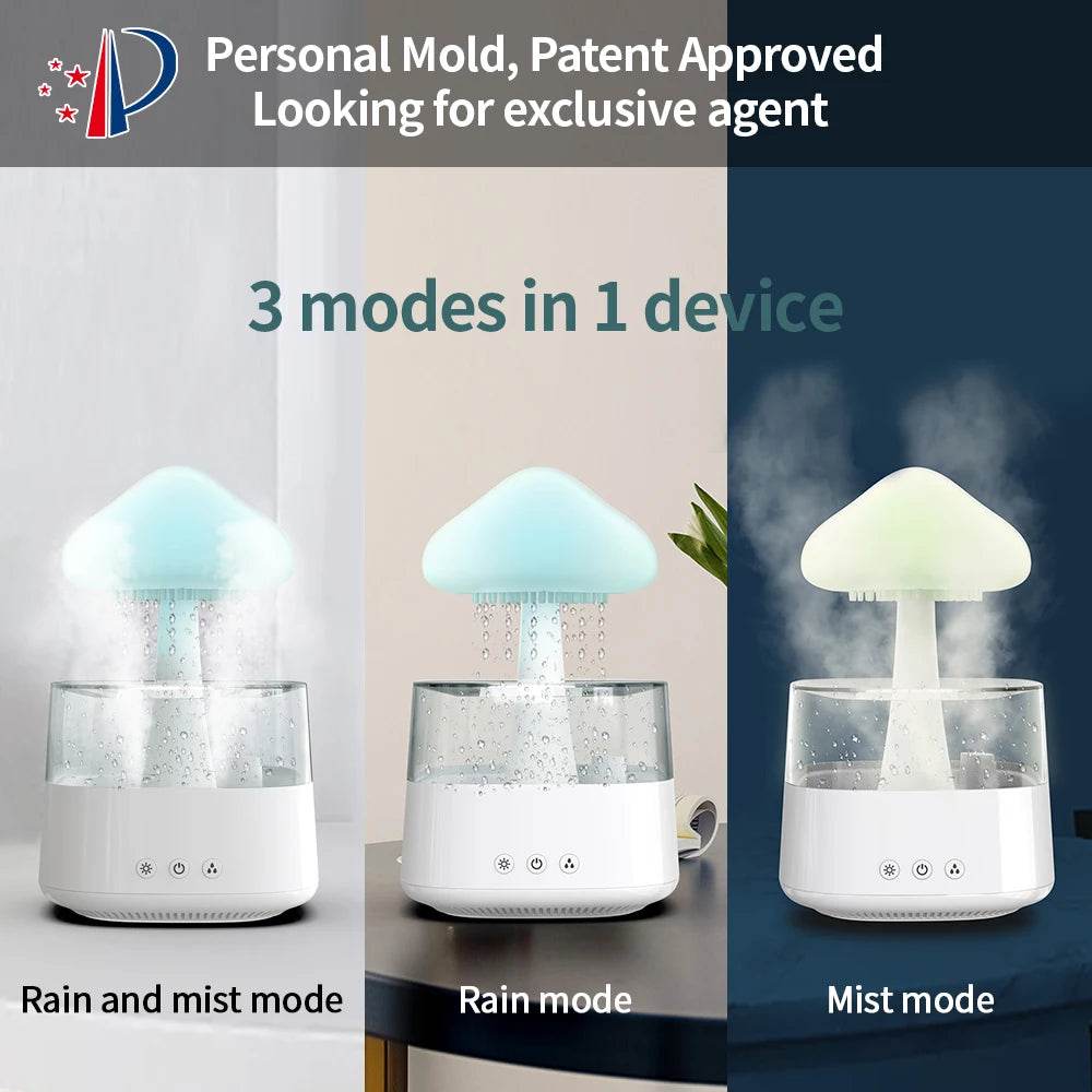 Humificador- Aromaterapia con efecto nube - TecnoMarket